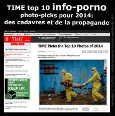 Cadavres et de la propagande - Time publie des horribles photos pour sa sélection "Top 10 photos picks" pour le 2014